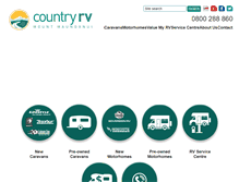 Tablet Screenshot of countrycaravans.co.nz